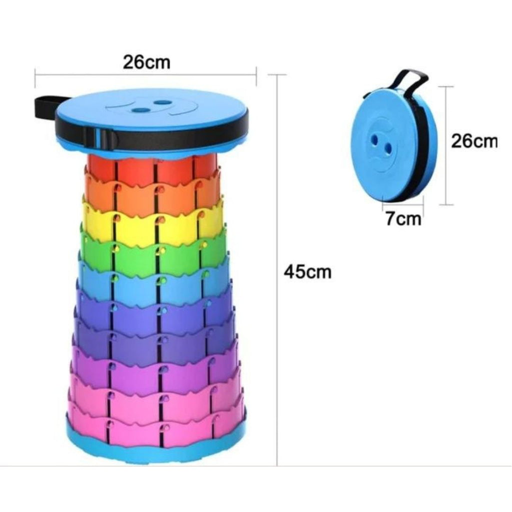 SILLA PLEGABLE PORTATIL MULTICOLOR 🪑
