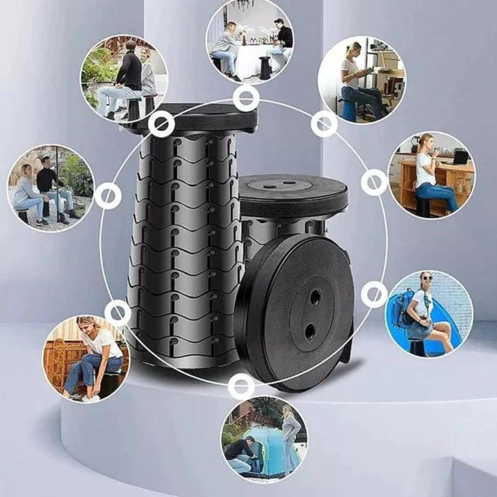 SILLA PLEGABLE PORTATIL MULTICOLOR 🪑