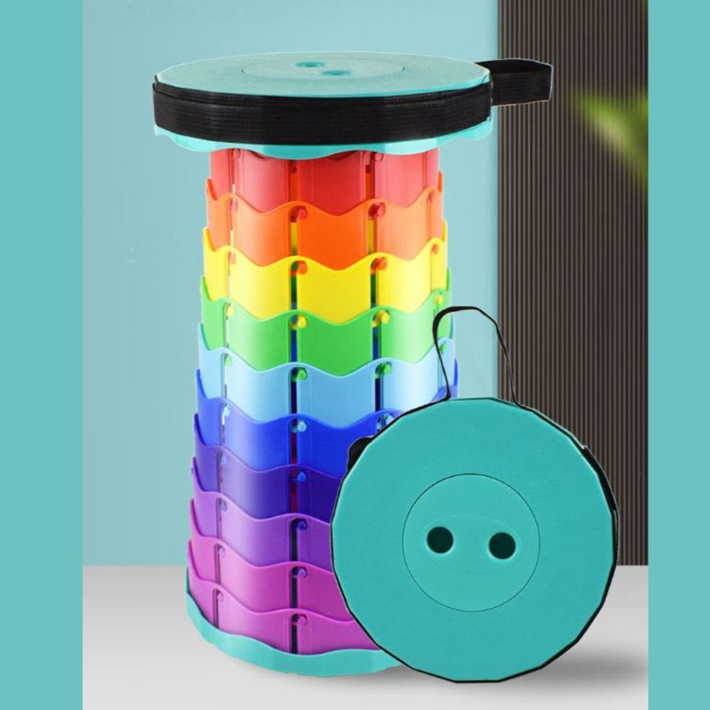 SILLA PLEGABLE PORTATIL MULTICOLOR 🪑