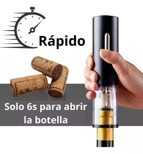 SACA CORCHO ELÉCTRICO 4 EN 1 🍷 | ENVIO GRATIS (PAGO CONTRA ENTREGA)