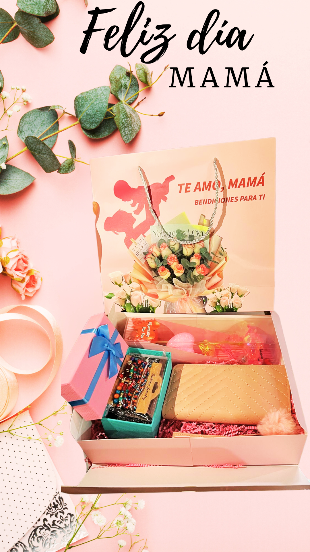 SET DE 4 PIEZAS POR EL DÍA DE LA MADRE 🌹