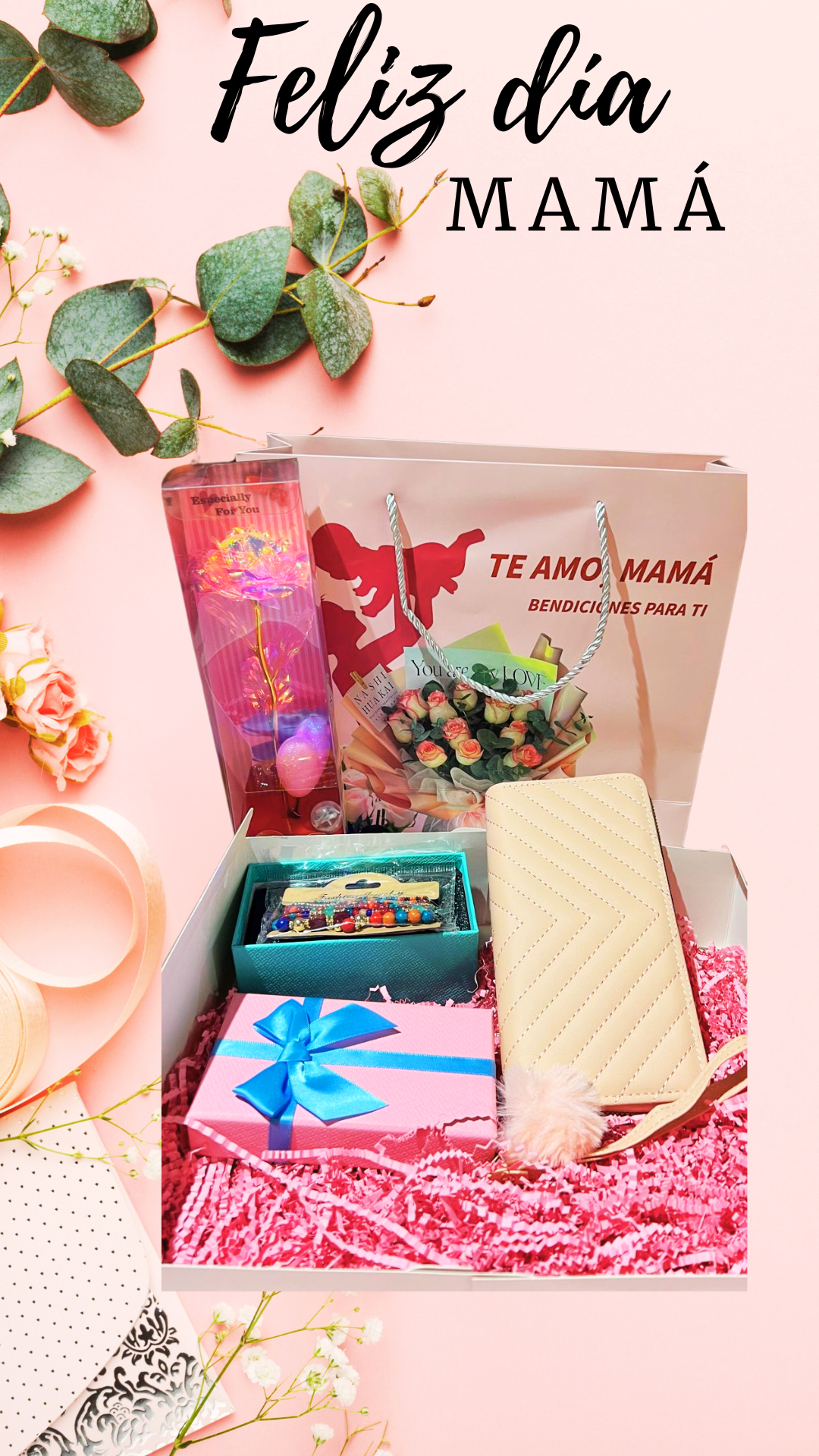 SET DE 4 PIEZAS POR EL DÍA DE LA MADRE 🌹