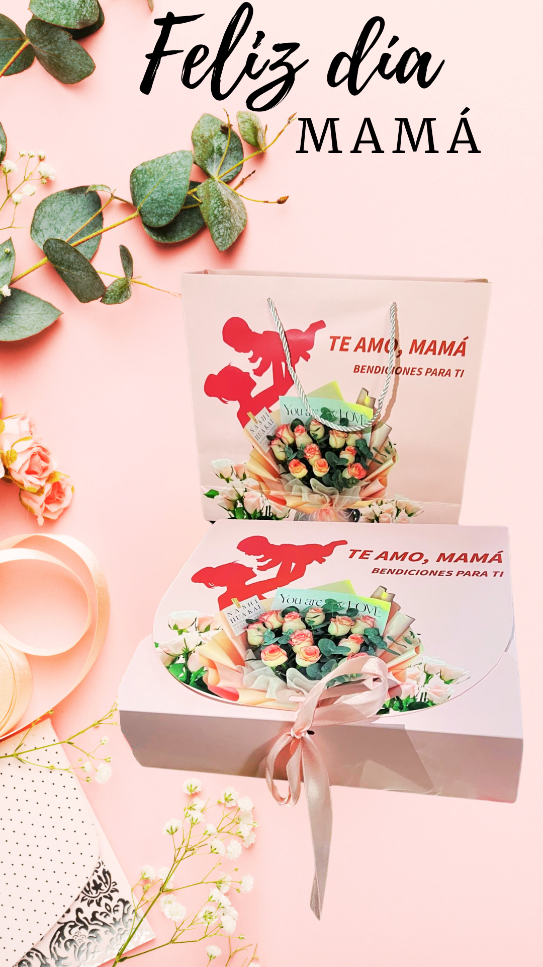 SET DE 4 PIEZAS POR EL DÍA DE LA MADRE 🌹