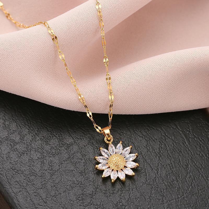 Collar de Girasol Giratorio