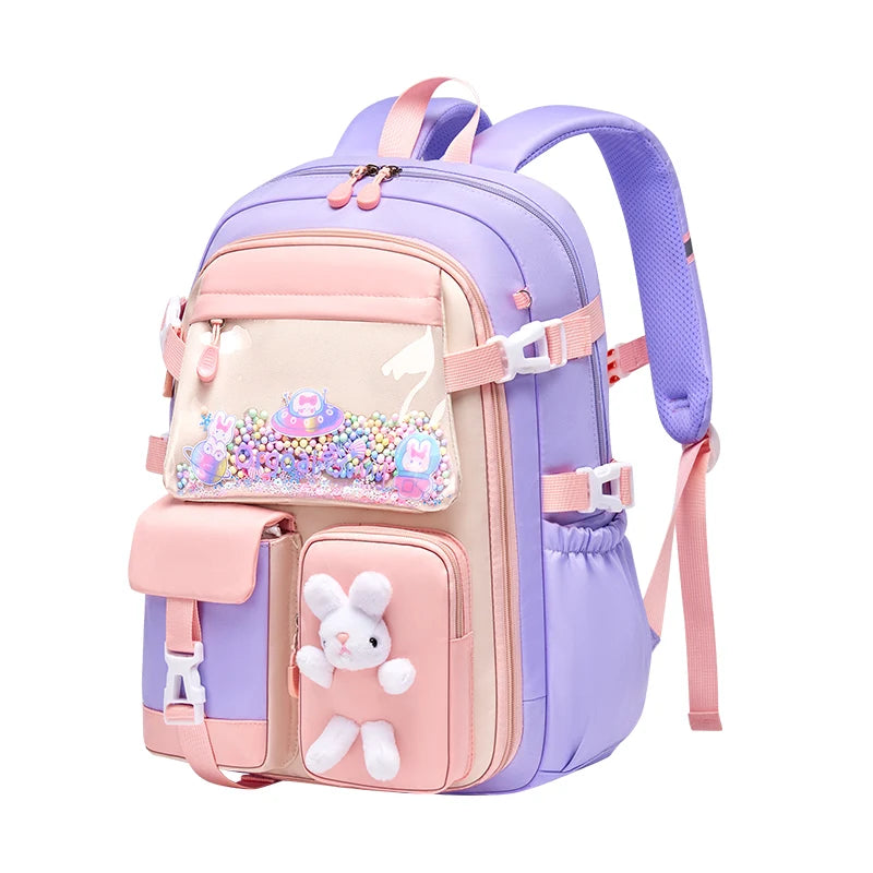 🎒 MOCHILA ESCOLAR IMPERMEABLE MULTIFUNCIONAL 🌸