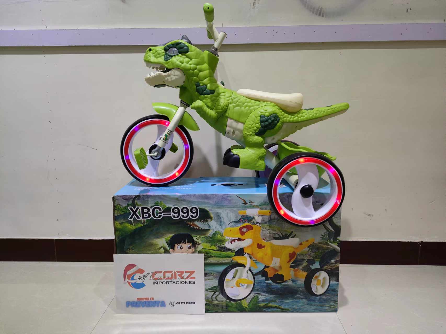 TRICICLO DINOREX  🦖🚴🌲