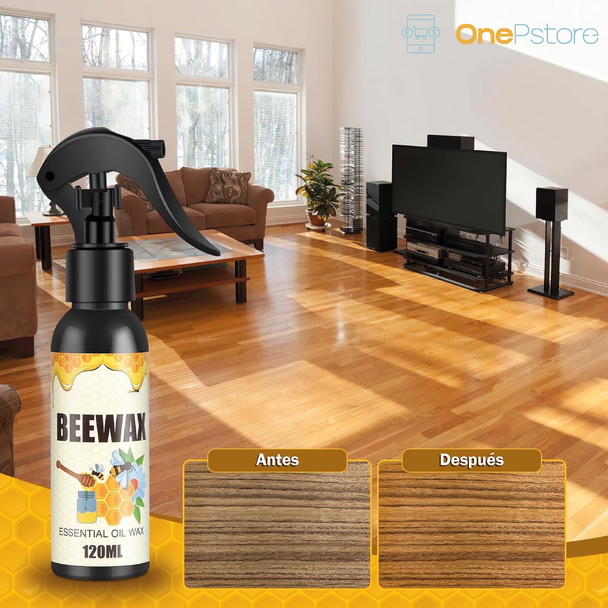 BEEWAX™ SPRAY NATURAL PARA MADERA - (PAGO CONTRA ENTREGA)