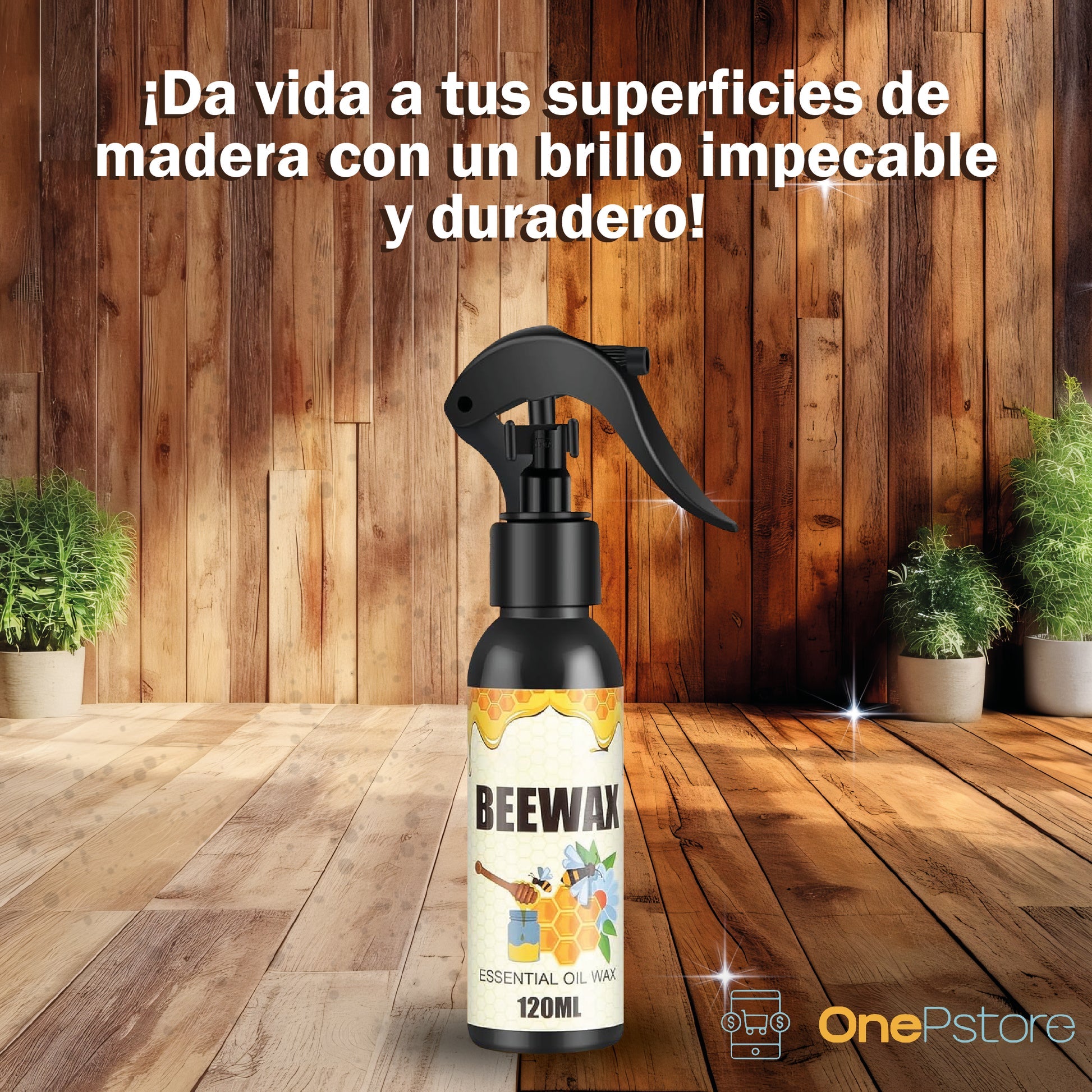 BEEWAX™ SPRAY NATURAL PARA MADERA - (PAGO CONTRA ENTREGA)