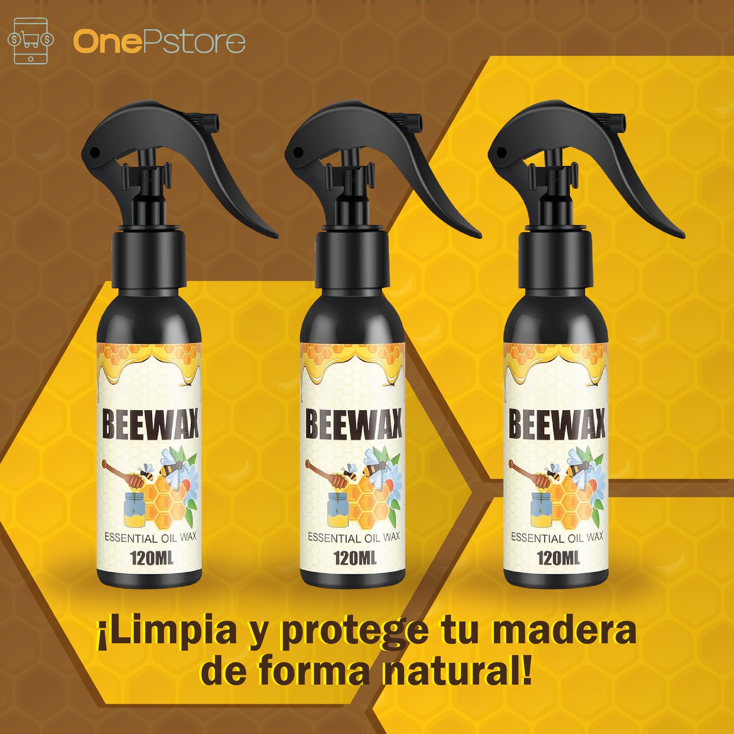 BEEWAX™ SPRAY NATURAL PARA MADERA - (PAGO CONTRA ENTREGA)