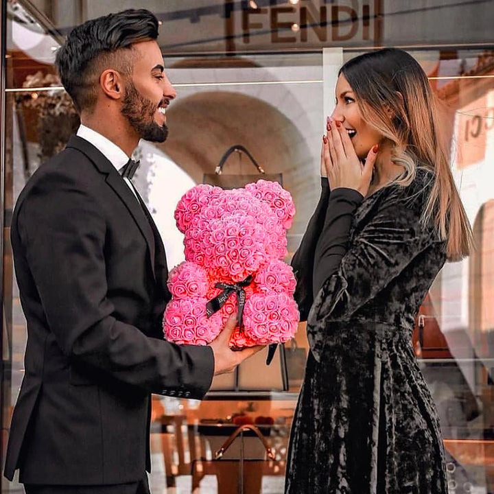 Oso de Rosas para San Valentin - (PAGO CONTRA ENTREGA)