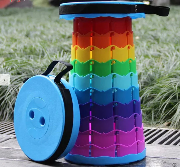 SILLA PLEGABLE PORTATIL MULTICOLOR 🪑