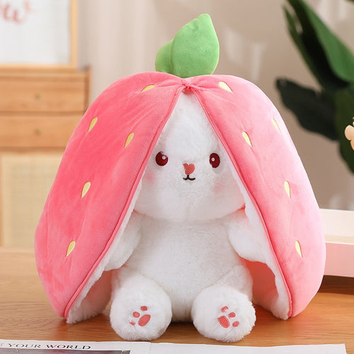 Conejito de peluche kawaii transformable 🐰