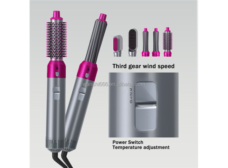 PEINE SECADOR MULTIFUNCIONAL 5 EN 1 FORMULA AMERICANA