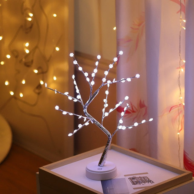 Luces de árbol bonsái para decoración de habitaciones