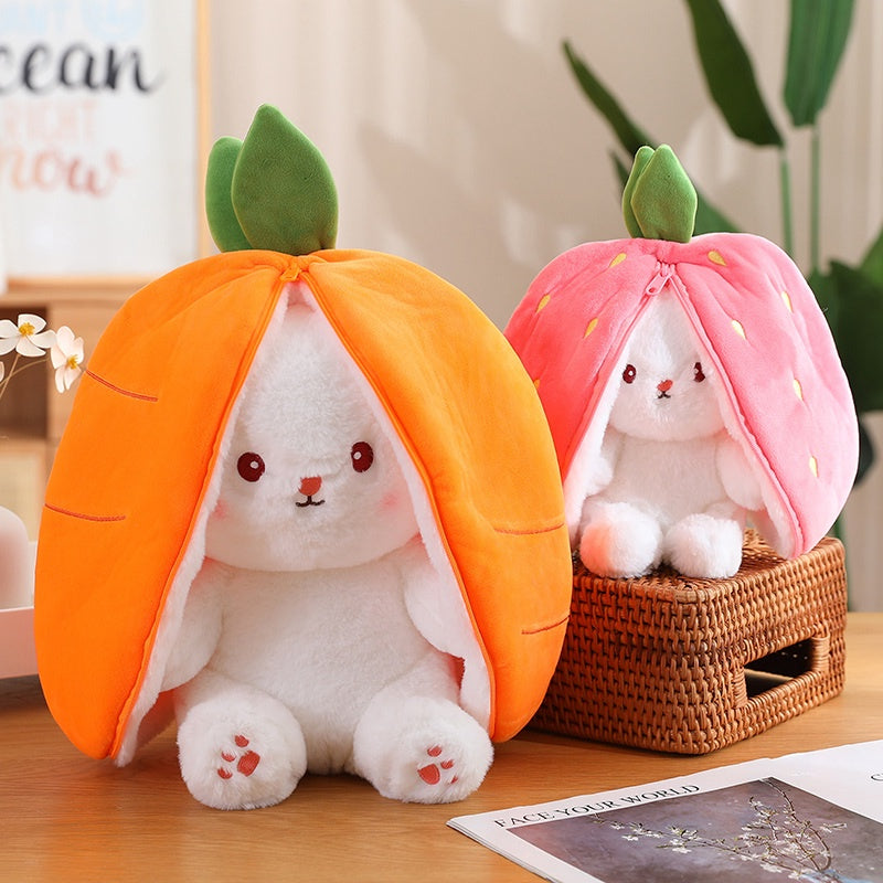 Conejito de peluche kawaii transformable 🐰